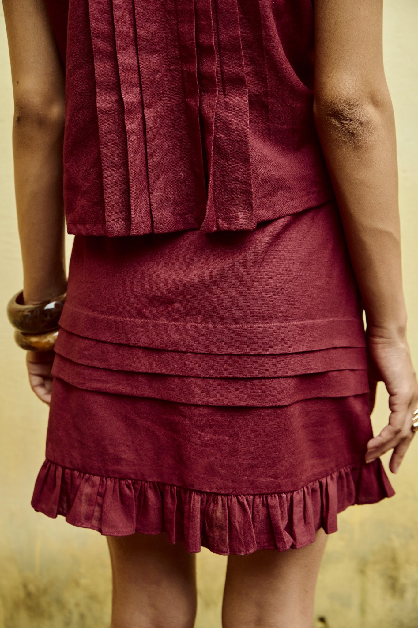 Bordeaux skirt