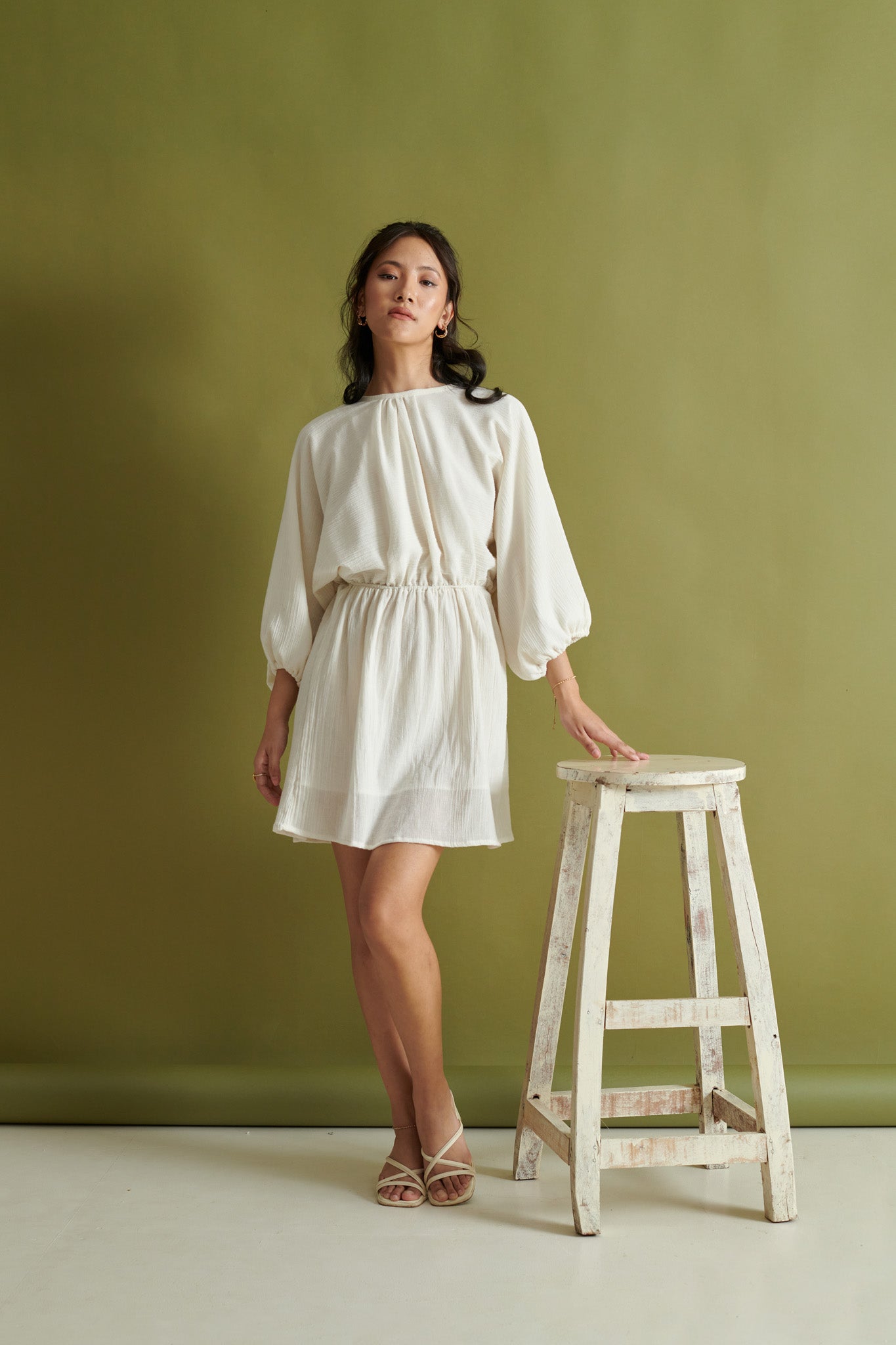 Ivory short dress endless summer Ivory short dress endless summer