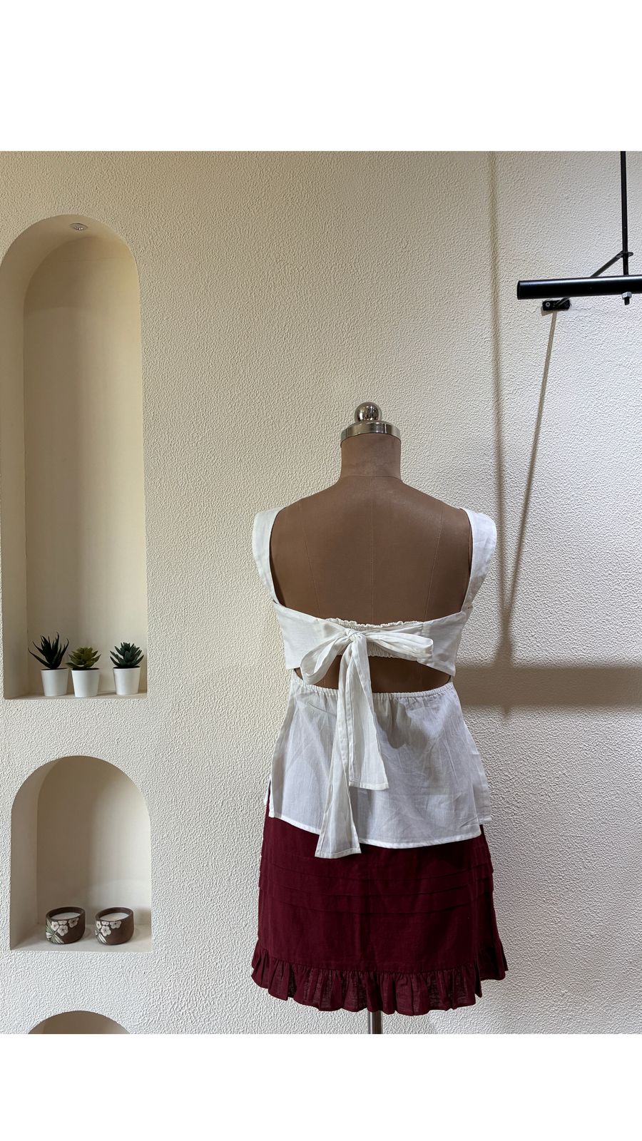 Classic Square-Neck Cotton Top