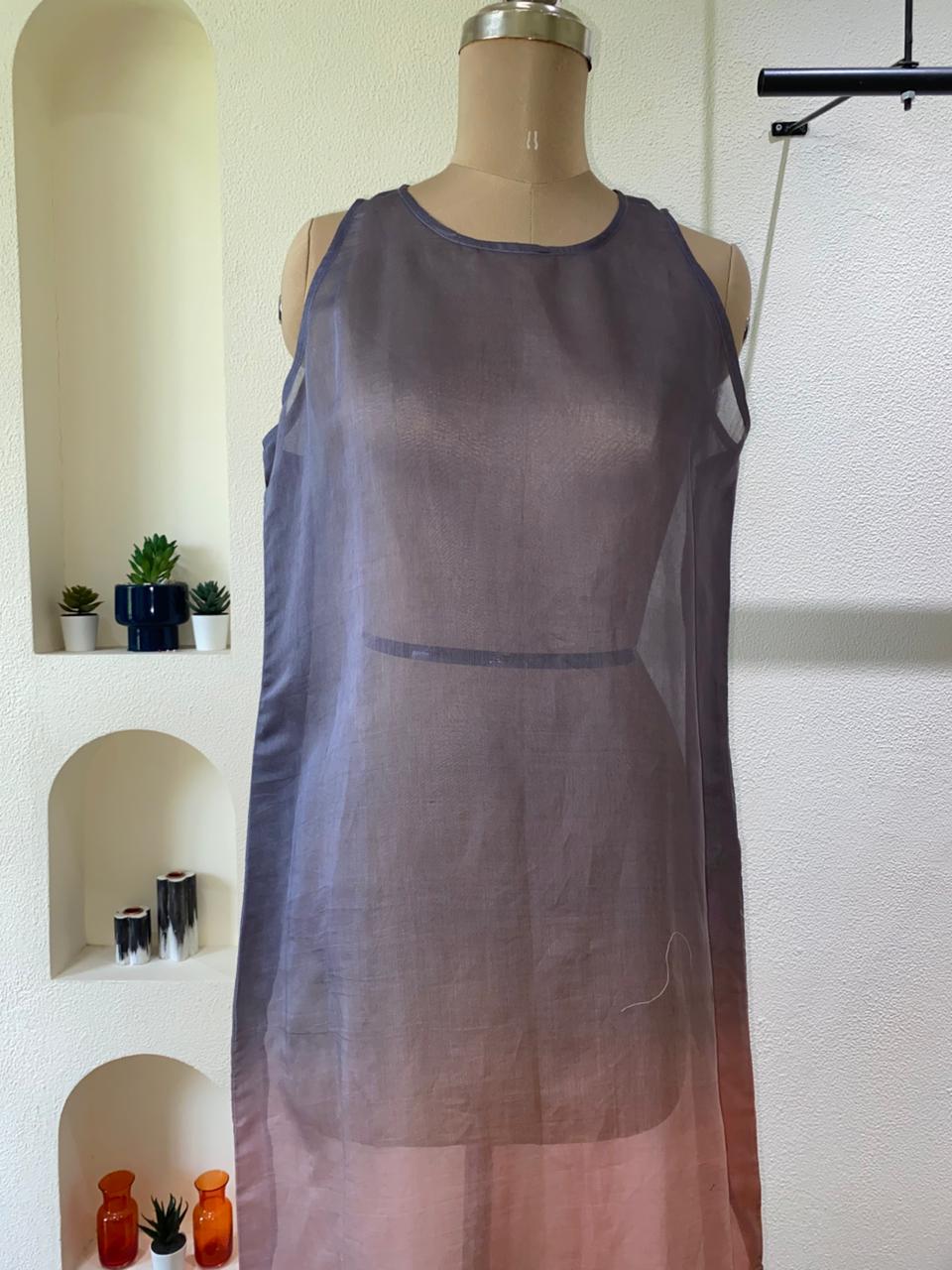 Ombre sheer slip