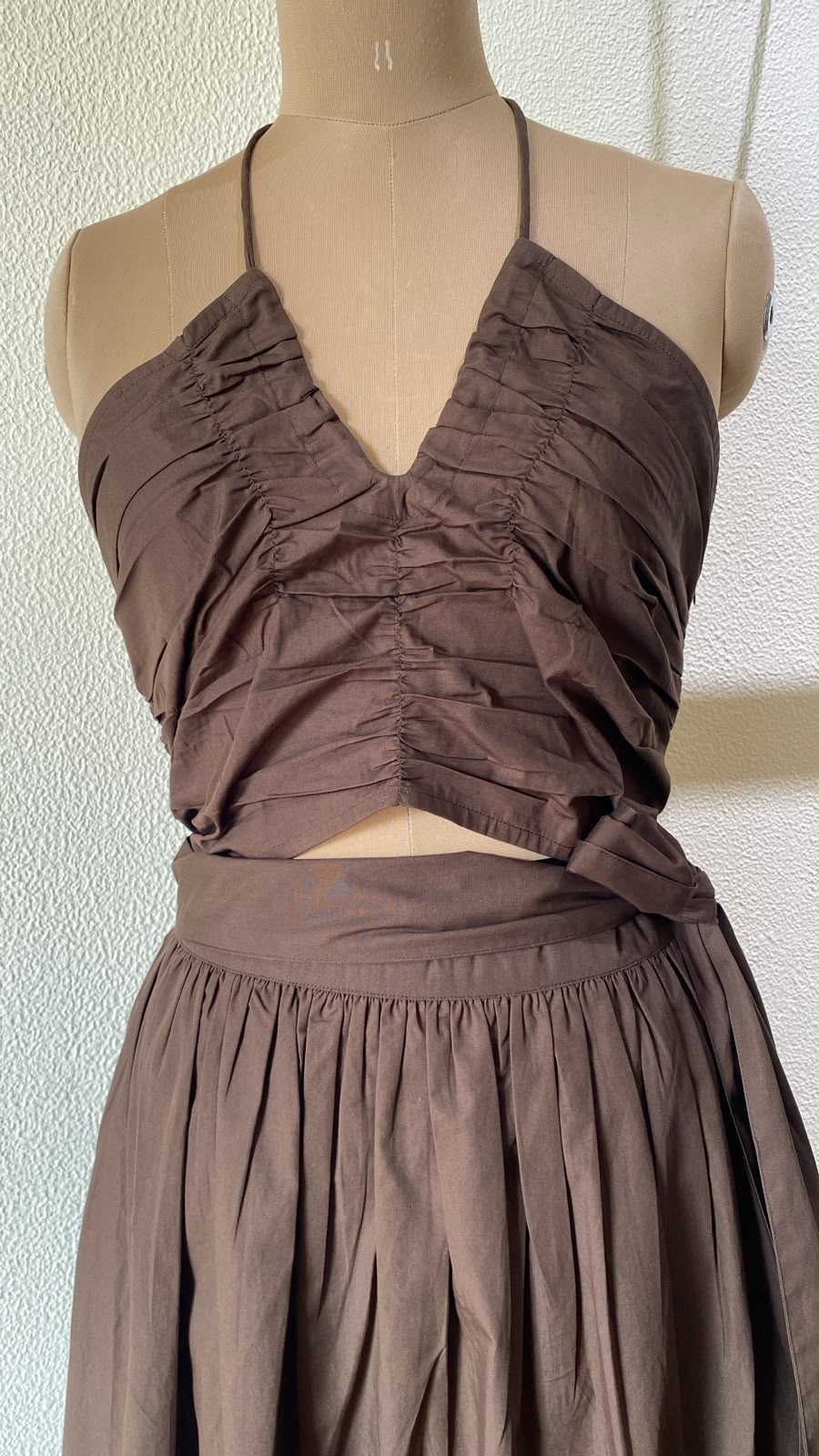 Mocha Brown maxi dress