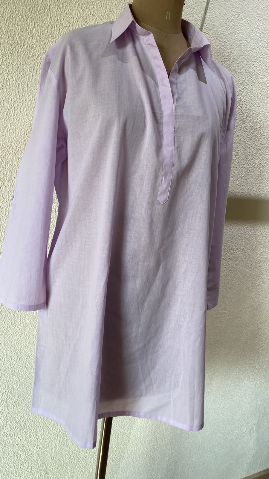 Lavender Breeze Shirt Dress