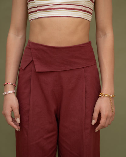 Cherry bralette & Russet set