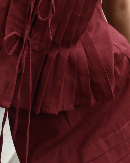 Bordeaux skirt