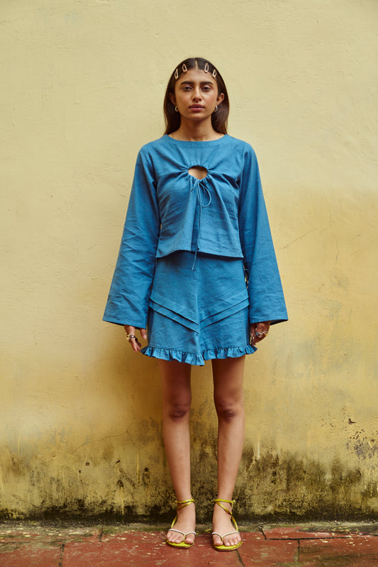 Marine Skirt Set
