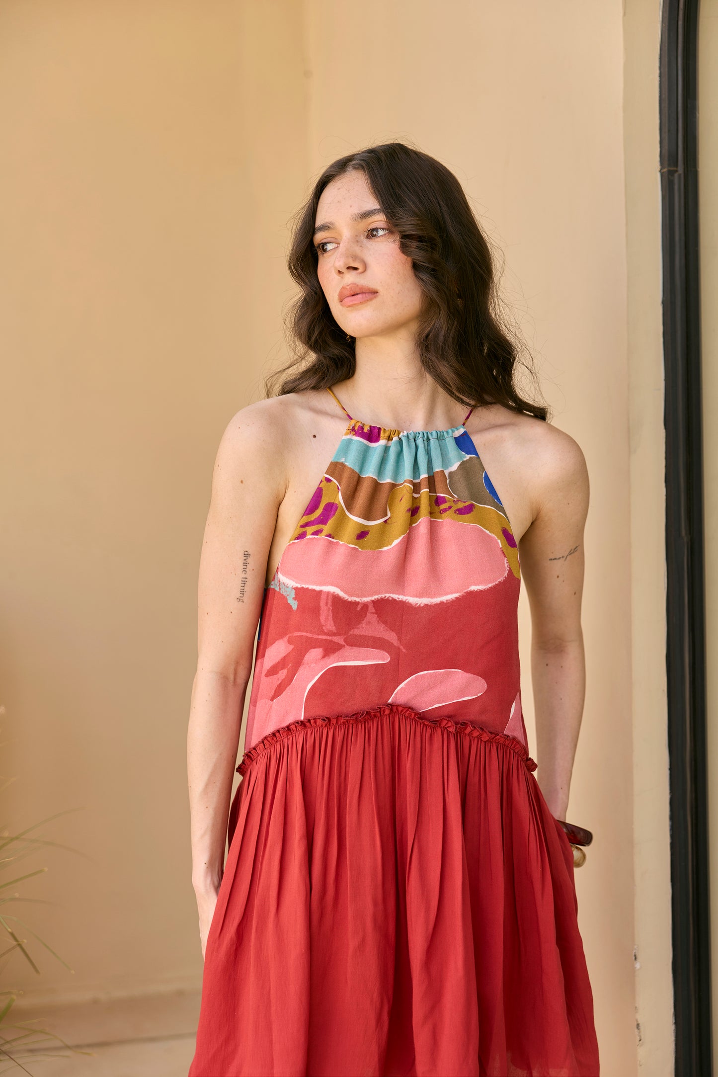 Blair short dress (Red)