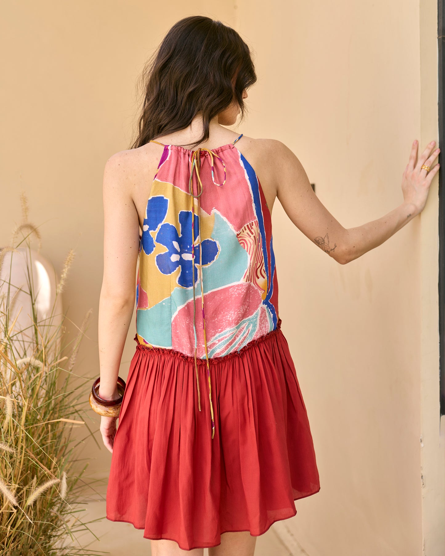 Blair short dress (Red)