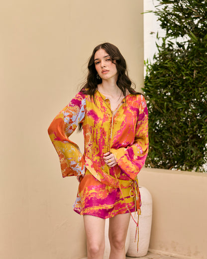 Abyss short dress (belt)