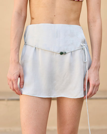 Sky blue Mini Skirt