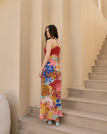 Blair long dress (Red)