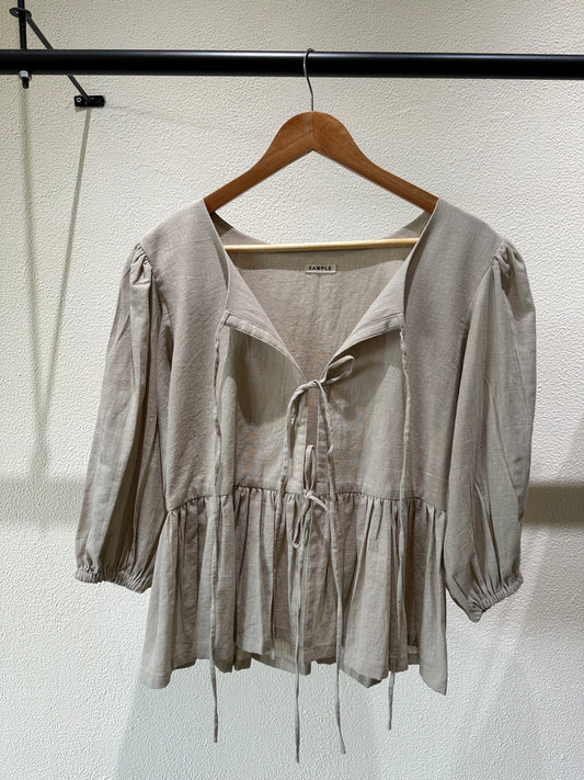 Taupe top - sample
