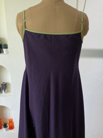 Deep purple dress