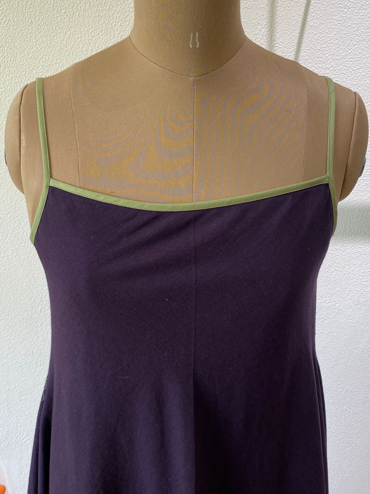Deep purple dress