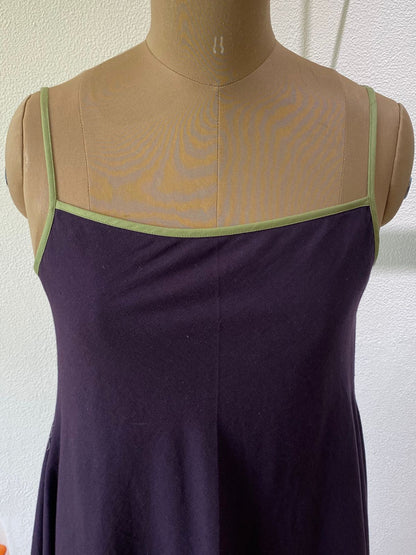 Deep purple dress