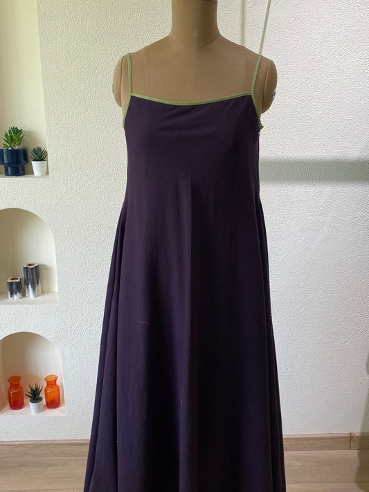 Deep purple dress