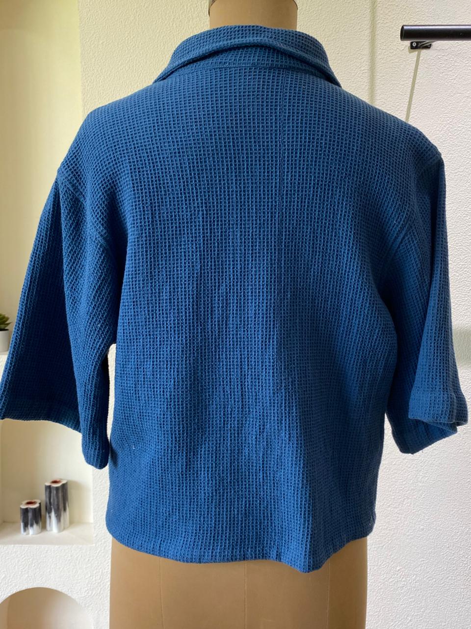 Blue overshirt
