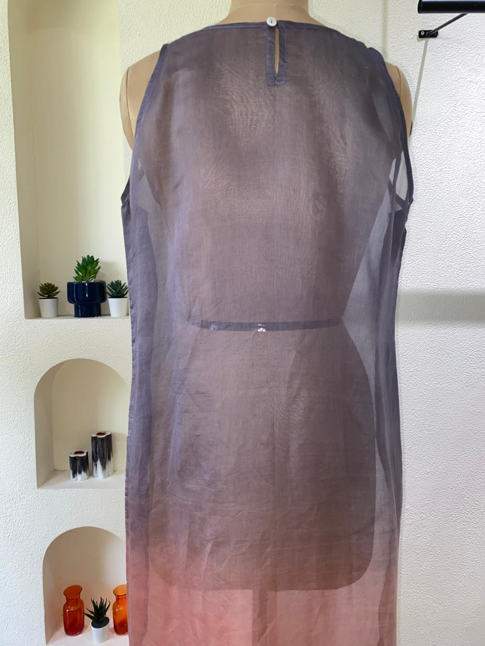 Ombre sheer slip
