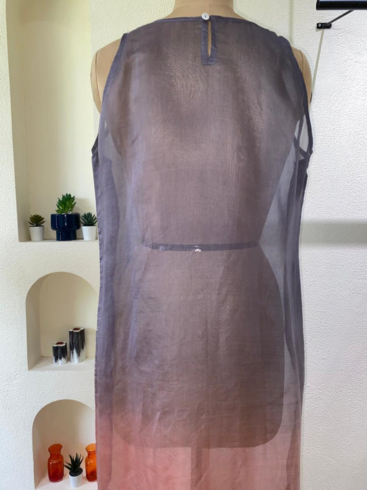 Ombre sheer slip