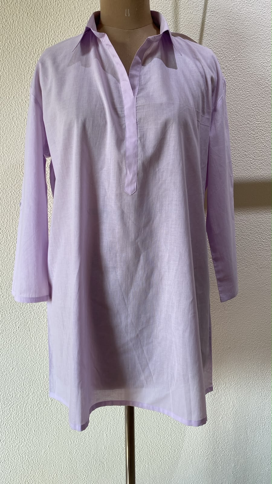 Lavender Breeze Shirt Dress