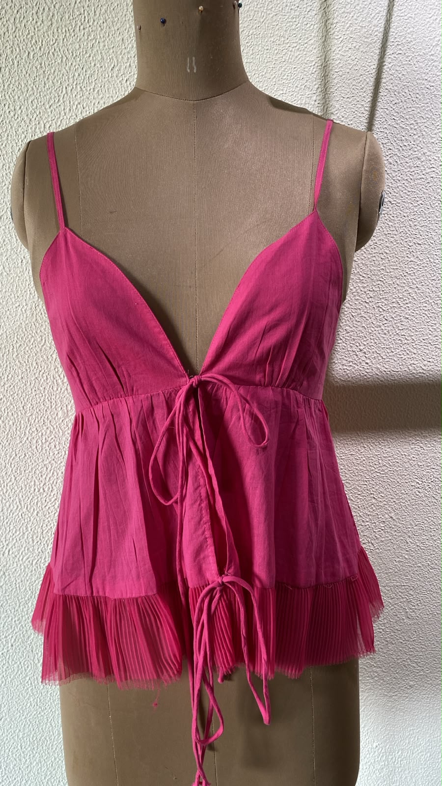 Pink short top