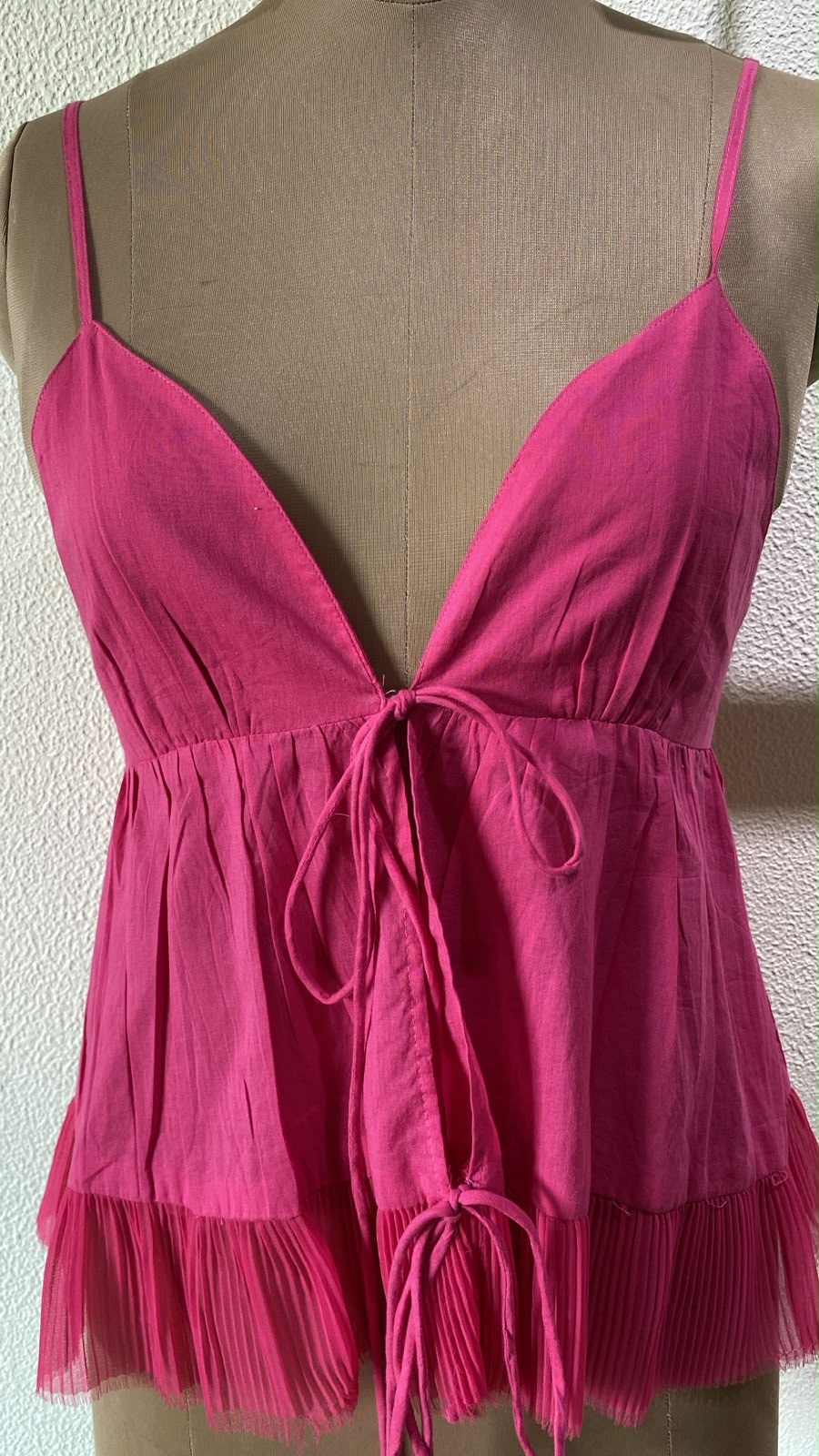 Pink short top